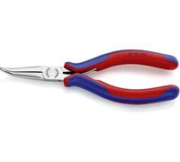 Knipex 35 82 145 pour lélectronique et la mécanique de précision Pince plate à becs ronds coudée à 45° Acier à outils 145 mm