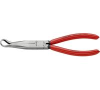 Knipex 38 91 200 pour lélectronique et la mécanique de précision Pince plate à becs ronds coudée à 45° Acier électrique Vanadium 200 mm