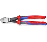 Knipex 74 02 250 Pince circlips Pince coupante diagonale, acier chrome vanadium, en plastique, bleu/rouge, 25 cm, 437 G)