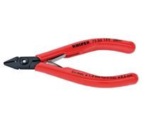 KNIPEX 75 52 125 Pince coupante latérale électronique avec gaines en plastique brunies 125 mm
