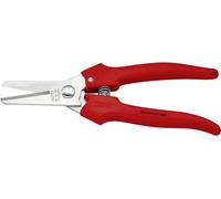 Knipex Cisaille universelle 95 05 190 – Gainage PVC par extrusion – 190 mm – Rouge