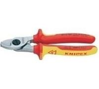 Knipex 95 16 165 SB VDE-Cisailles à câbles Convient pour (technique de dénudage) câbles en aluminium et en cuivre, monofilaires et multifilaires 15 mm 50 mm² 1