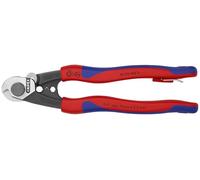 KNIPEX 95 62 190 T BKA Tools Pince-coupante pour câbles métalliques, multi-composants, fixation attachée (9562190TBKA)