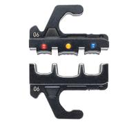 KNIPEX 97 39 06 Jeu de matrices de sertissage pour cosses isolées, connecteurs + raccords bout à bout