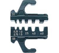 KNIPEX 97 39 08 Jeu de sertissage pour embouts de câble isolés + non isolés