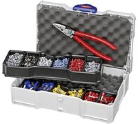 Knipex 97 90 06 Pince à sertir pour embouts de câble 0.25 à 16 mm² avec assortiment dembouts dans une mallette