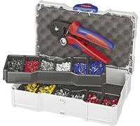 Knipex 97 90 09 Pince à sertir pour embouts de câble 0.08 à 10 mm² avec assortiment d'embouts dans une mallette
