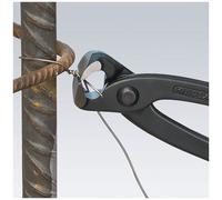 KNIPEX 99 01 220 EAN Tenaille russe Tenailles russes ou pinces à tresser noire atramentisée gainées en plastique 220 mm