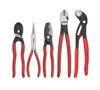 KNIPEX - 9K 00 80 108 US Tools - Lot de 5 pinces de démarrage automobile (87 01 250, 95 11 200, 26 11 200, 74 01 250, 71 31 200) (9K0080108US)