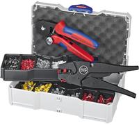 Knipex Assortiments de sertissage, Pour les embouts de câbles avec colliers en plastique Knipex Quantité:1