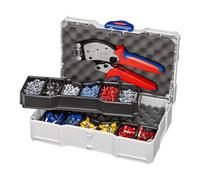 Knipex Assortiments de sertissage, Pour les embouts de câbles avec colliers en plastique Knipex Quantité:1