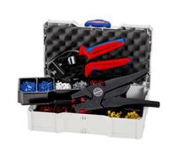 Knipex Assortiments de sertissage, Pour les embouts de câbles avec colliers en plastique Knipex Quantité:1