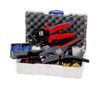 Knipex Assortiments de sertissage, Pour les embouts de câbles avec colliers en plastique Knipex Quantité:1