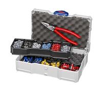 Knipex Assortiments de sertissage, Pour les embouts de câbles avec colliers en plastique Knipex Quantité:1