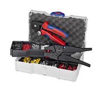 Knipex Assortiments de sertissage, Pour les embouts de câbles avec colliers en plastique Knipex Quantité:1