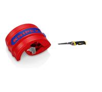 KNIPEX BiX Coupe-tube pour les tubes en plastique de Ø 20 à 50 mm 90 22 10 BK & STANLEY FATMAX Scie pour Usage Général - Découpe du Plâtre - 8 Dents/Pouce - Denture Triple Biseaux - 3 Angles de Bloc