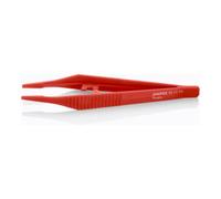 Knipex Brucelles en plastique 92 69 84 – bouts carrés émoussés, pointe fine – 130 mm – 1 pièce