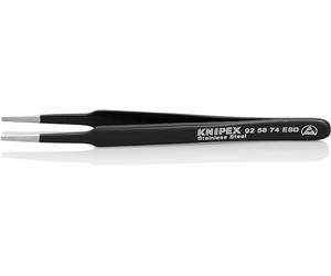 KNIPEX Brucelles universelles ESD finition mate 118 mm, 92 58 74 ESD