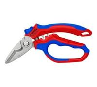 Knipex Ciseaux d'électricien — poignée bimatière avec coupe‑fil — 160 mm