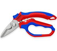 Knipex Ciseaux d'électricien — poignée bimatière avec coupe‑fil — 160 mm