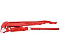 Knipex Clé serre-tubes 45° revêtement poudre, rouge 320 mm, 83 20 010