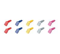 KN 00 61 10 CV01 - Clip KNIPEX ColorCode - 10 pièces, mélange de couleurs