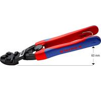 Knipex CoBolt® avec oeillet de fixation noir atramenté, avec gaines minces à plusieurs composants, avec oeillet de fixation intégré pour la mise en place d'une sécurité antichute 200 mm - 7122200TBK
