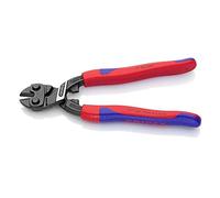 KNIPEX CoBolt Coupe-boulons compact sur carte LS avec gaines bi-matière minces 200 mm, 71 02 200 SB