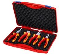 Knipex Coffret d'outils 'RED' Électro Set 1 00 20 15 VDE 4 pièces 275 mm