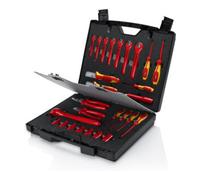 Knipex Coffret standard, 26 outils, avec outils isolés pour travailler sur des installations électriques Knipex Quantité:1