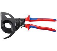 Knipex coupe-câble longueur 320mm, fonction cliquet. Largeur de travail 60mm avec gaines à 2 composants - 95 32 320