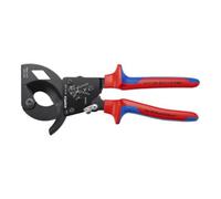 Coupe-câbles à cliquet KNIPEX 95 31 250 250mm 32mm/240mm²