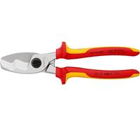 Knipex Coupe-câbles 9516200SB – 200 mm D20mm/70mm² Cu/Al – Chromé isolé 1000V VDE
