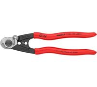 KNIPEX Coupe-câbles forgé sur carte LS gainées en plastique, 95 61 190 SB