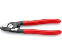Knipex Pince coupe-câbles 95 41 165 – dénudeur, simple tranchant, 12 mm, L 165 mm, alu et cuivre