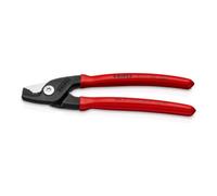 Knipex Coupe-câbles Knipex StepCut avec revêtement en plastique, bruni, 160 mm Quantité:1