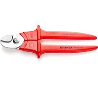 KNIPEX Coupe-câbles poignées gainées en plastique par, 95 06 230 SB | Extrusion sur carte LS isolées, gainage en plastique par extrusion, certifiées