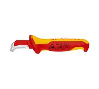 Couteau de dénudage avec sabot de guidage KNIPEX - 9855