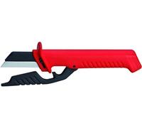 KNIPEX Couteau d'électricien pour câbles avec lame interchangeable, 98 56