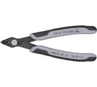 KNIPEX Electronic Super Knips ESD sur carte LS, 78 61 125 ESDSB | Avec poignées multimatières 125 mm