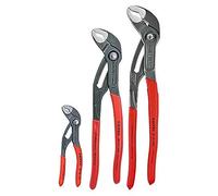 KNIPEX Ensemble d’outils Cobra de 3 pièces avec pochette Keeper (87 01 125, 87 01 250, 87 01 300, 9K 00 90 12 US) (9K0080122US)