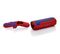 KNIPEX ErgoStrip Outil Universel à dégainer (135 mm) 16 95 01 SB & TwistCut Coupe-Tubes pour Gaines électriques (100 mm) 90 22 02 SB