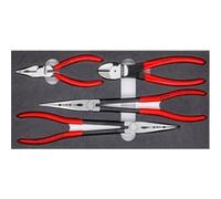 Knipex – Jeu de pinces 00 20 01 V16 – 4 pièces sur plateaux en mousse – Quantité 1