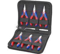 KNIPEX Mallette pour pinces électroniques 00 20 16, 7 pièces, Set de pinces