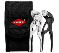 KNIPEX Jeu de pinces XS 2 pièces avec sac de ceinture, Set de pinces