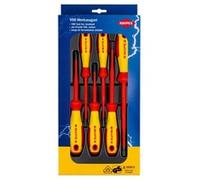Knipex Jeu de tournevis 00 20 12 V02 isolés VDE 6 pièces (Fente/Phillips) 1000 V