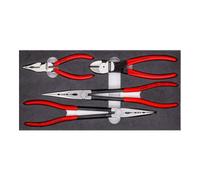 Knipex Jeux de pinces, sur plateaux en mousse Knipex Quantité:1