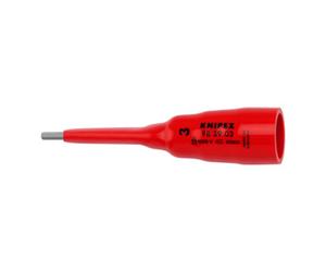 Knipex KNIPEX Douille à cliquet 3/8" 92 mm pour vis à six pans creux avec carré intérieur 98 39 03 Quantité:1