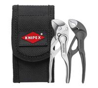 Knipex Jeu de mini-pinces XS 00 20 72 V04 - 2 pièces en étui ceinture (1 x 86 04 100 150 mm)