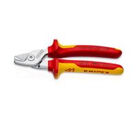 Knipex Knipex Petit coupe-câbles avec gaine bimatière Isolation VDE, Longueur totale: 160 mm Quantité:1